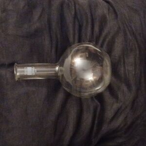 4/$60 Glass "Flat Round Bottom Flask" Or Flower Vase